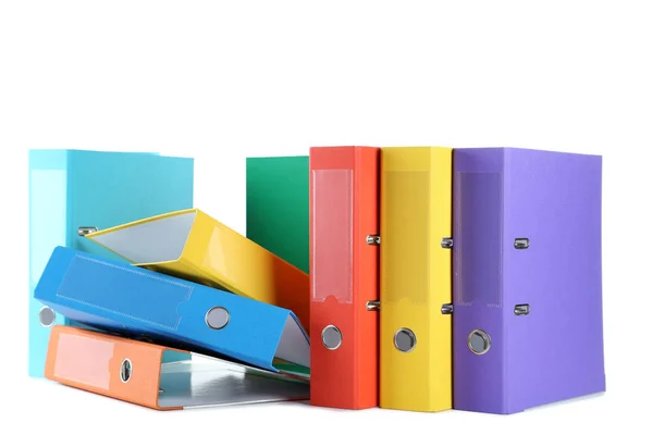 Colorful office folders Stock Image