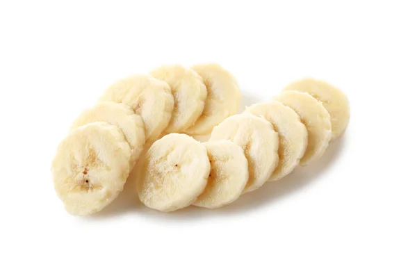 Dolce banana su un bianco — Foto Stock