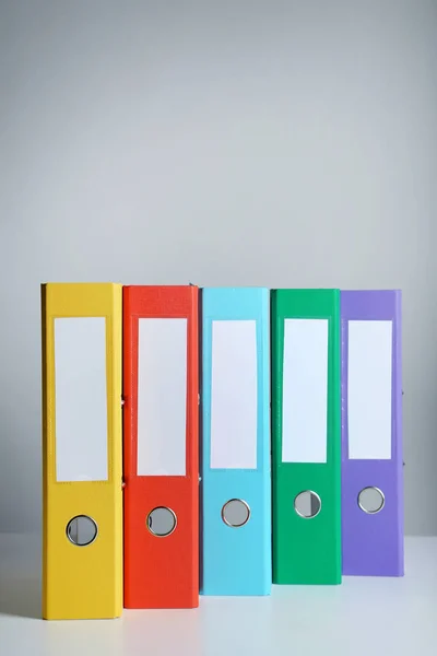 Colorful office folders — Stock Photo, Image