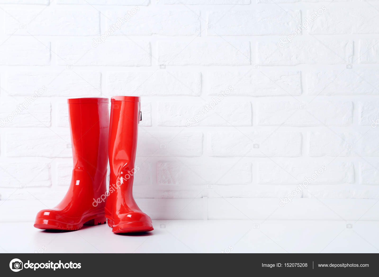 Red rubber boots Stock Photo by ©5seconds 152075208