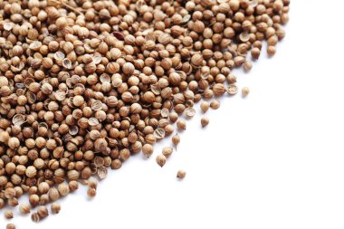 Pile of coriander seeds  clipart
