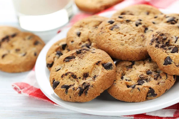 Chocolate chip cookies — Stock Photo, Image