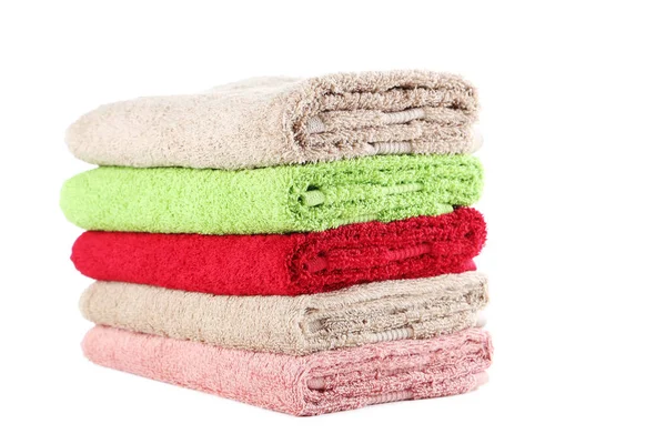 Colorful domestic towels — Stock Photo, Image