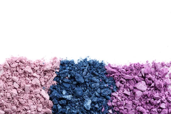 Pile of makeup eyeshadow — Stock Photo, Image