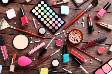 Farklı makyaj kozmetik 