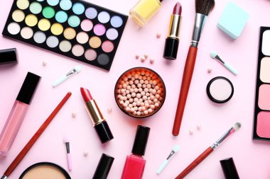 Farklı makyaj kozmetik 