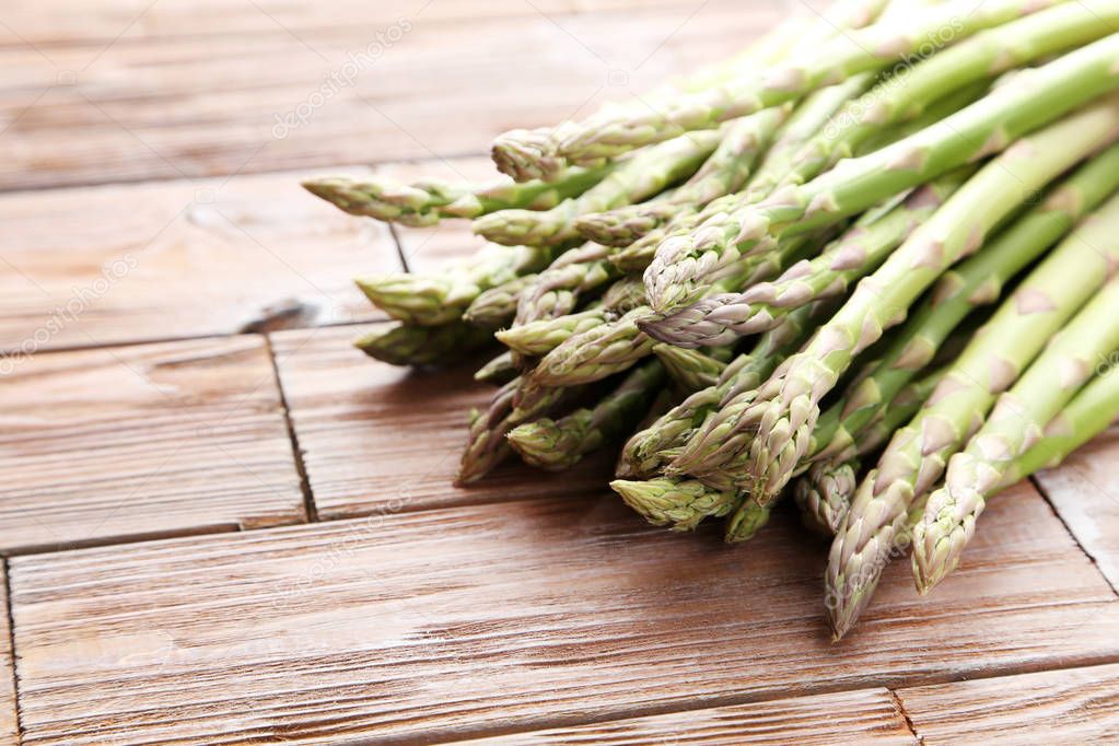 Fresh green asparagus 