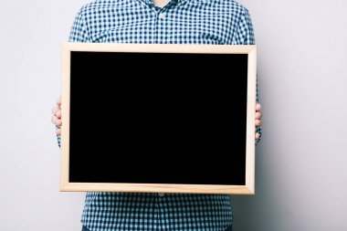 Çerçeve holding erkek eller 