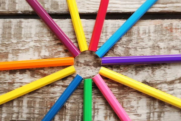 Drawing colourful pencils — Stock Photo, Image