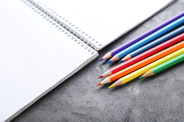 Drawing colourful pencils