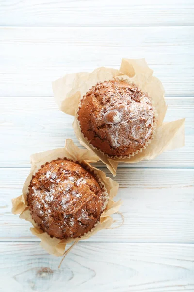 Γλυκά νόστιμα muffins — Φωτογραφία Αρχείου