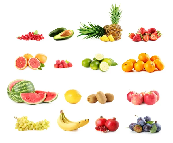 Collage of different fruits — Stock Photo, Image