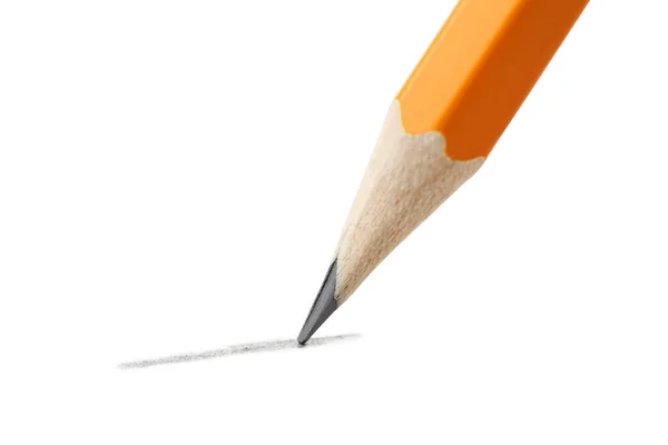 Żółty ołówek z bliska — Zdjęcie stockowe