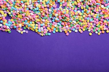 Renkli tatil sprinkles 