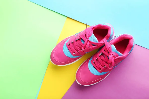 Pink sport shoes — Stock Photo, Image