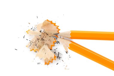 Talaş ile sarı kalemler