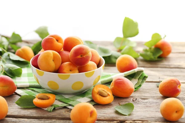 Ripe apricots fruit — Stock Photo, Image