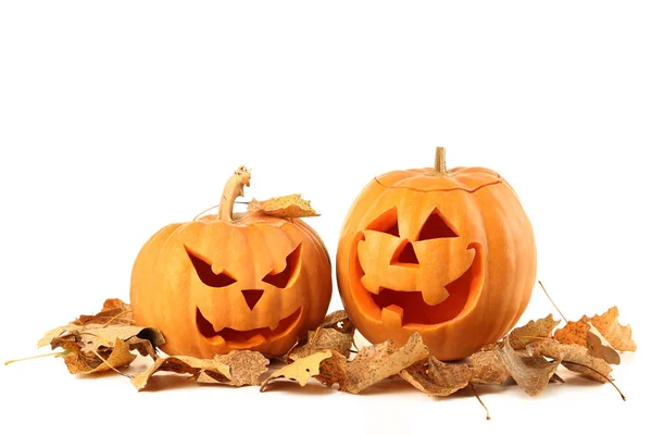 Zucche di festa di Halloween — Foto Stock