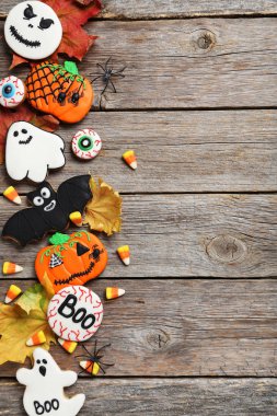 Taze Cadılar Bayramı gingerbread çerezleri