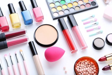 mock-up farklı makyaj kozmetik