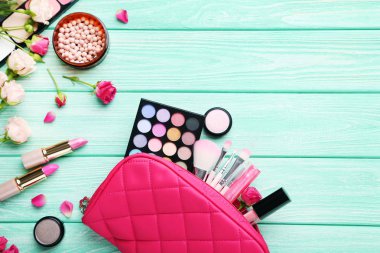 Farklı makyaj kozmetik 