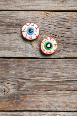 Taze Cadılar Bayramı gingerbread çerezleri 