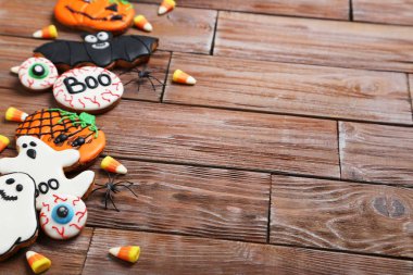 Taze Cadılar Bayramı gingerbread çerezleri