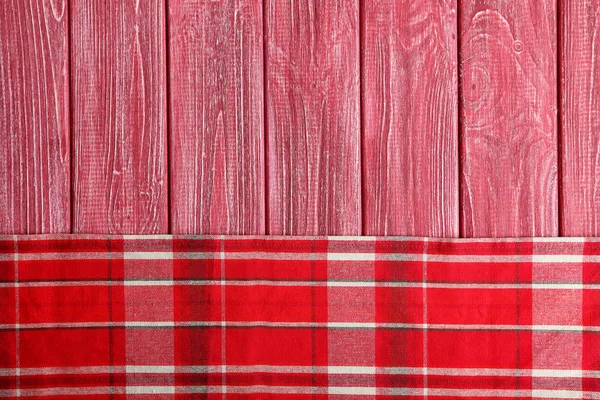 빨간 나무 테이블 — 스톡 사진