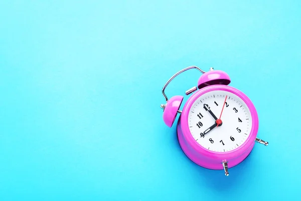 Stock image Pink alarm clock