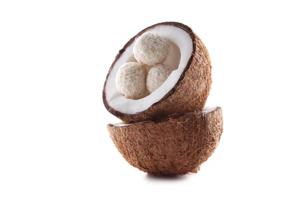 Noix de coco aux bonbons sucrés — Photo