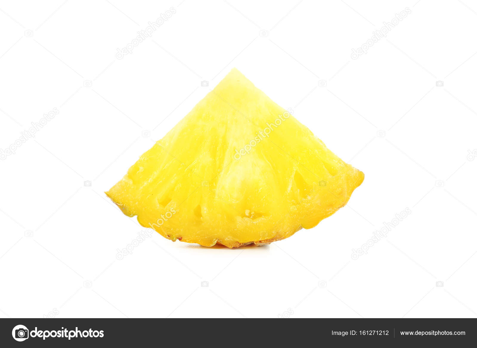 Slice of pineapple isolated Stock Photo by ©5seconds 161271212
