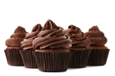 ile krem çikolata Cupcakes