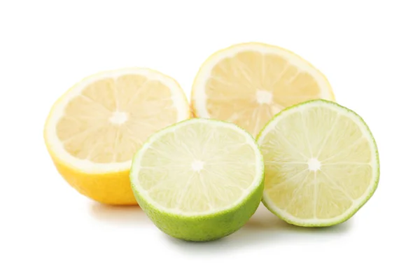 Rijpe limoenen en citroenen — Stockfoto
