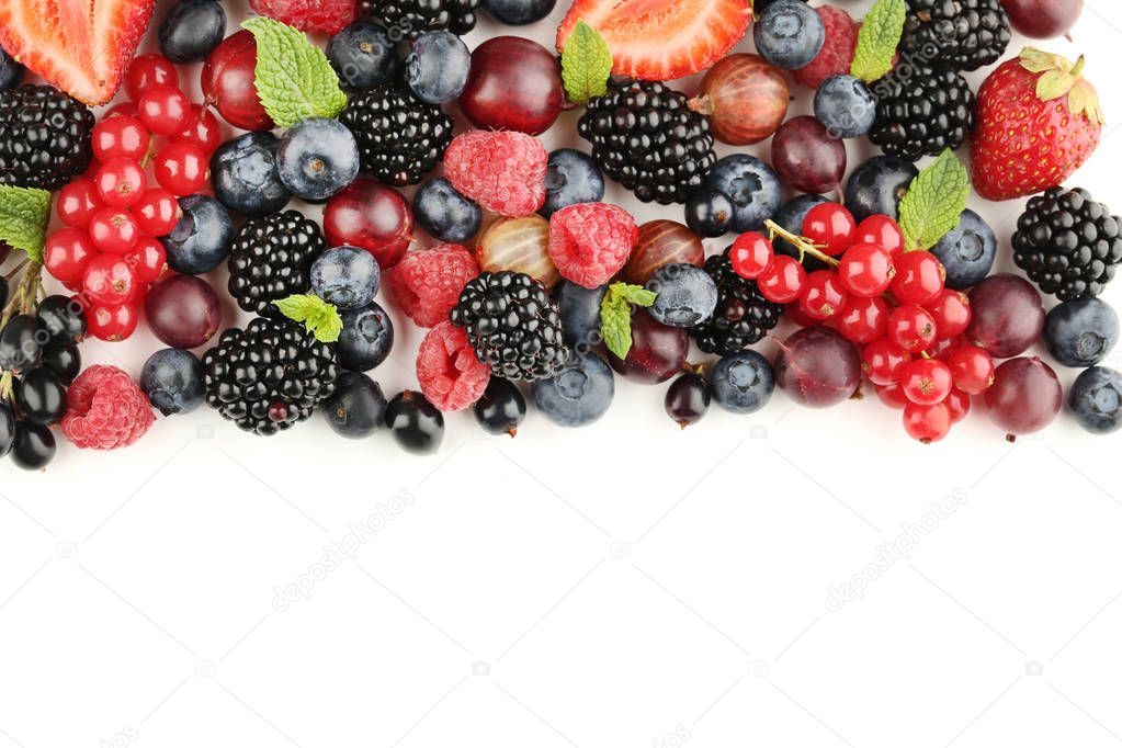 Ripe summer berries 