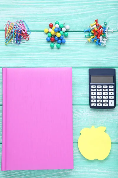 School supplies composition — Stock Photo, Image