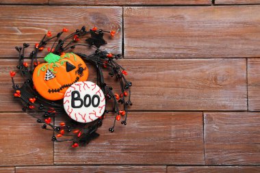 Taze Cadılar Bayramı gingerbread çerezleri