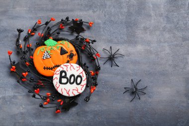 Taze Cadılar Bayramı gingerbread çerezleri