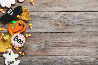 Taze Cadılar Bayramı gingerbread çerezleri