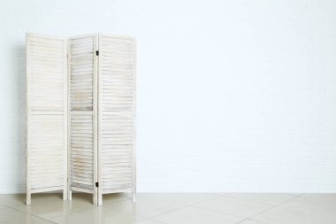 Ahşap katlanır ekran 