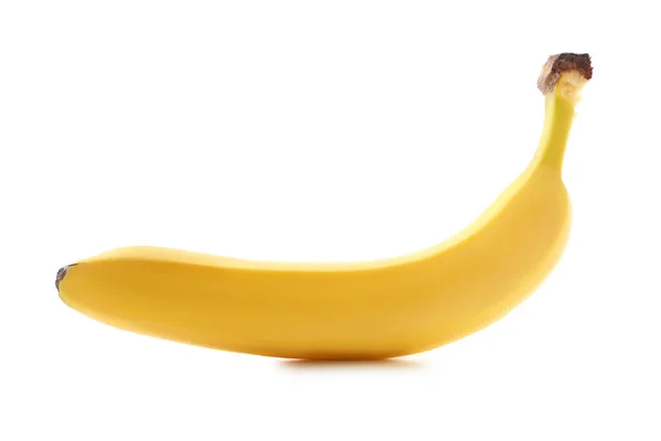 Söt banan på en vit — Stockfoto