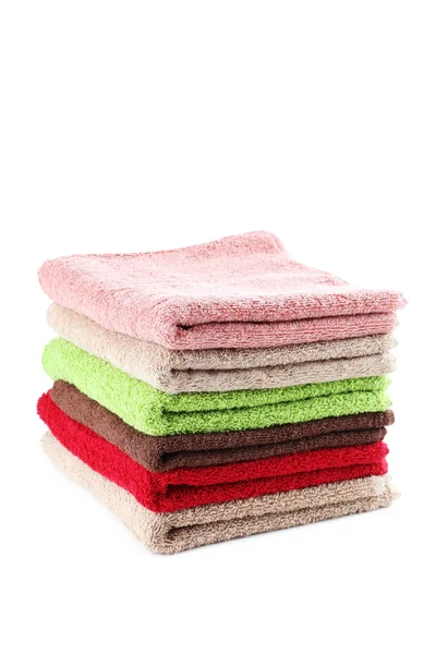 Towels isolated on a white — Stock Photo, Image