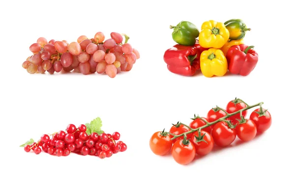 Colagem de diferentes vegetais — Fotografia de Stock