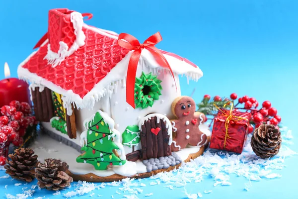 Christmas gingerbread house — Stock Photo, Image