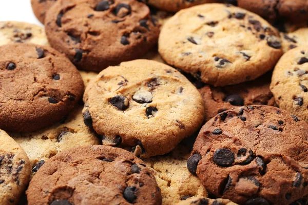 Çikolata parçalı kurabiye arka plan