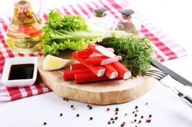Yengeç marul ile sopa 
