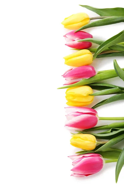 Bouquet of bright tulips — Stock Photo, Image