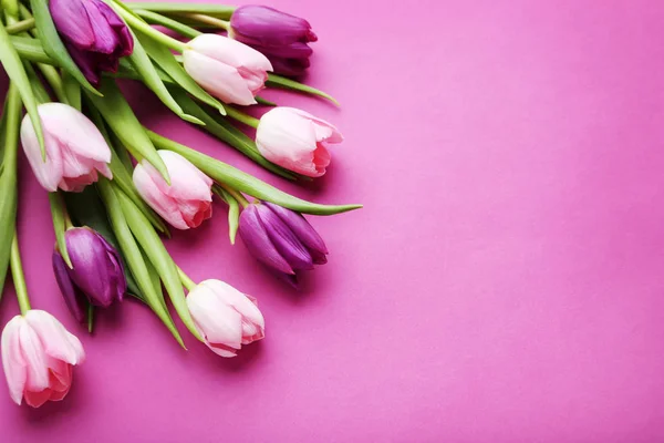 Strauß von Tulpenblumen — Stockfoto