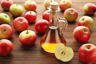 Elma sirkesi cam şişe 