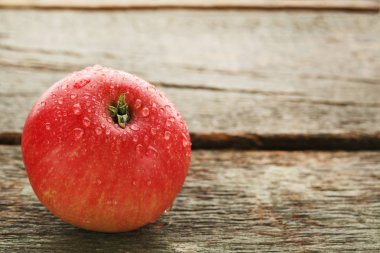 Olgun ve tatlı elma 