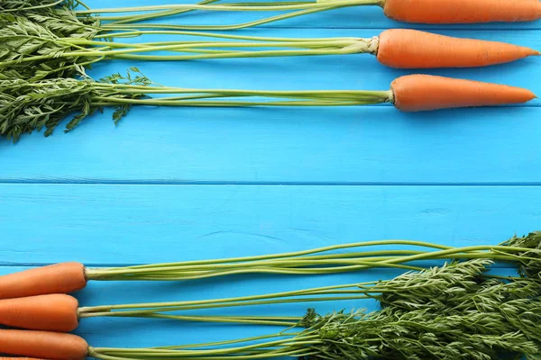 Fresh and ripe carrots — Stock Photo, Image